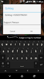 Qcktag - temporary contacts poster 3