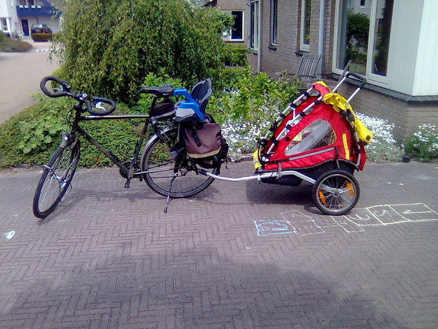 remorque velo kiddy van 101