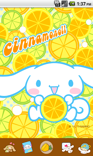 【免費個人化App】Cinnamoroll Lemon Fresh Theme-APP點子