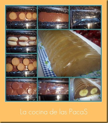 collage pastel de choco