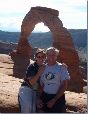 Arches Nat'l Park Delicate Arch Kev & Ev 2