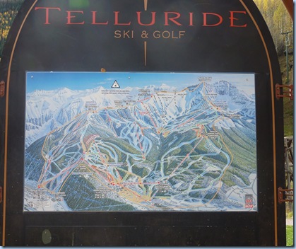 Colorado Telluride Ski Map