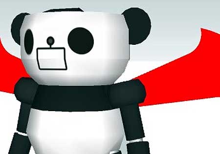 Panda Z Papercraft