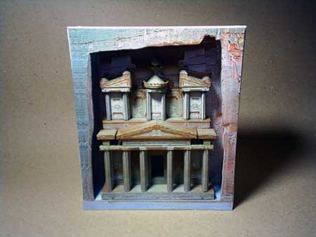 Petra The Treasury Papercraft