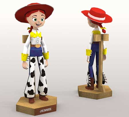 Toy Story Jessie Papercraft