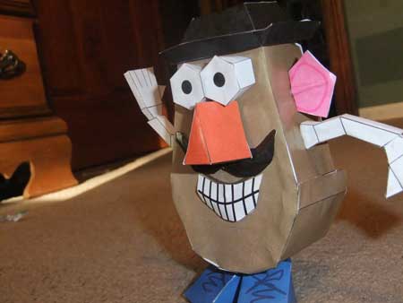 Mr. Potato Head Papercraft