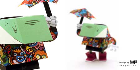 Dandyfrog Paper Toy