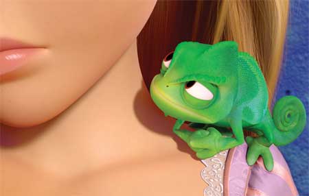 Disney Tangled - Pascal the Chameleon Papercraft
