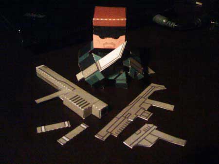 Solid Snake Paper Toy