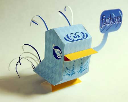 NaniBird Paper Toy Sailor Bird
