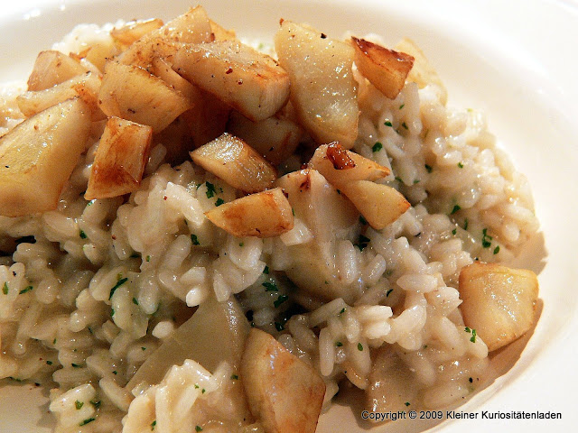 Nachgekocht: Topinambur-Risotto aus Deichrunners Küche