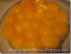 A lot of egg yolks
