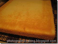 Cake cooling on a wire rack Cake cooling on a wire rack