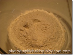 Dry ingredients for the sponge