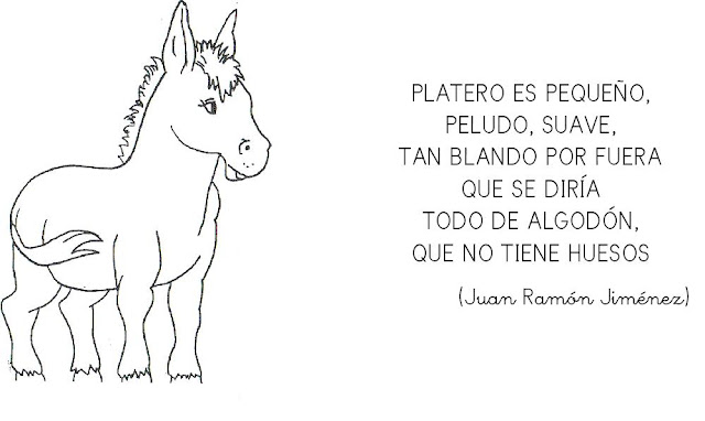 Resultado de imagen de poesia para niños PLATERO Y YO