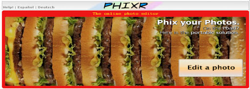 Phixr Online Photo Editor