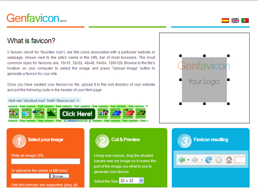 GenFavicon - favicon, generator, free, creator, icon, favicon generator, web, explorer, firefox, browser, makeicon, image, ico