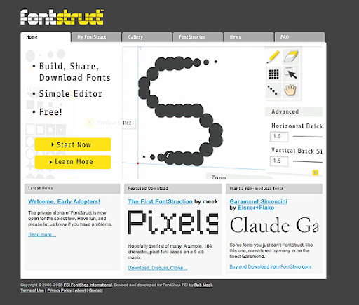 FontStruct - create high quality TrueType fonts