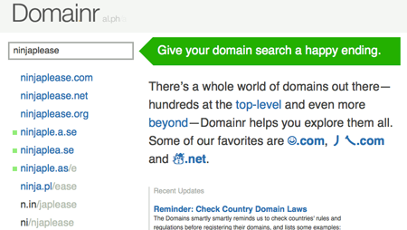 Domai.nr -  domain search engine