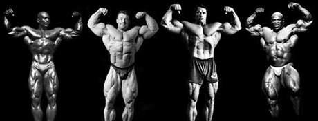 mr olympia front double biceps pose