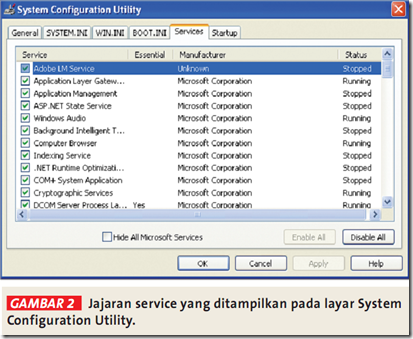 System Configuration Utility Service