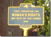 Women's Right's sign