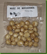 nuts in bag