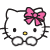 Hello Kitty super feliz