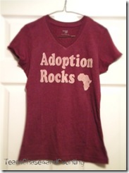 adoption rocks shirts