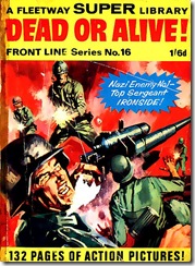 Fleetway Super Library - Frontline Series No.16 - Top Sergeant Ironside - Dead or Alive - Cover