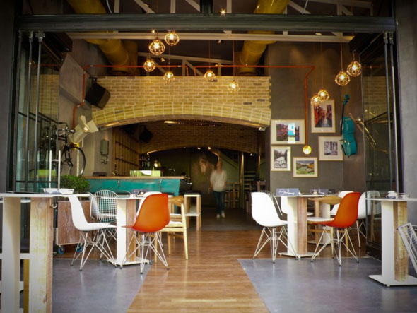 contemporary restaurant bar interior designs plan photo