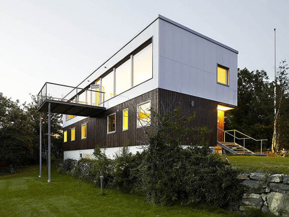 plastic exterior swedish house architecture designs
