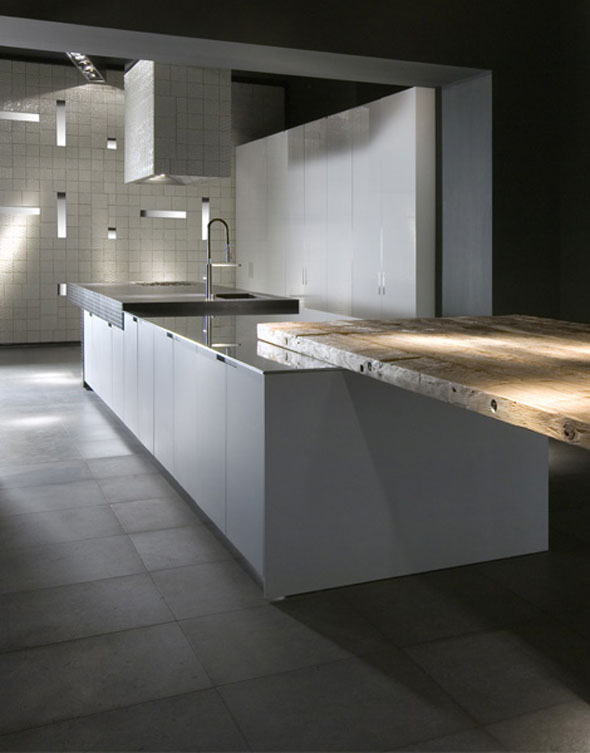 stainless boffi kitchen interior design plans