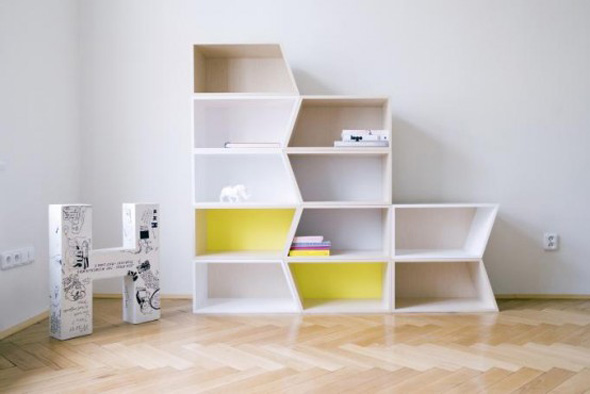 Modern Cool Wooden Modular Storage Units System Furniture Design by Process