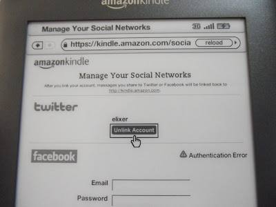 Kindle on Unbox Kindle 3g   Rachanont