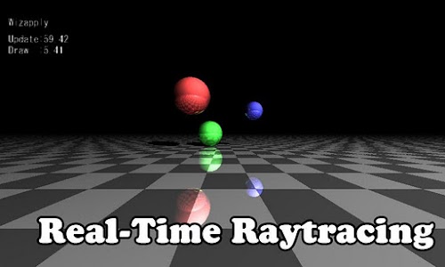 Android application Real-Time GPU Raytracing screenshort
