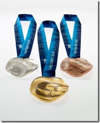Vancouver 2010's medals are unusual