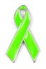 lime green ribbon