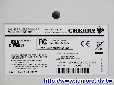 Cherry G80-3000 LSCXX 白無刻印青軸機械式鍵盤評測 - 老貓測3C