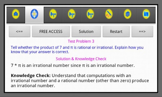 Free 8th Grade Math Tests&Solutions APK