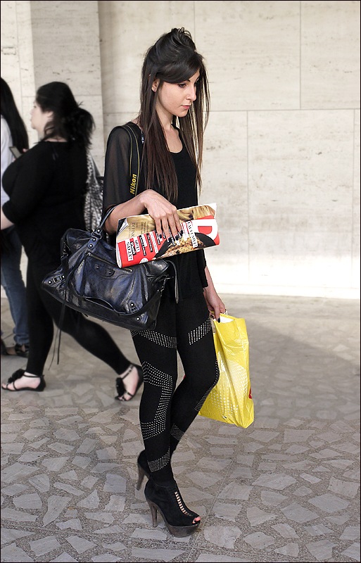 [8 w black studded leggings black heels black top long brown hair 2[2].jpg]