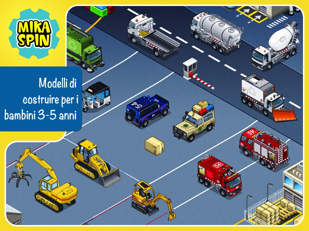 Android application Create car puzzle game for kid screenshort