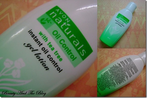 Avon Naturals Oil Control Gel Lotion Review