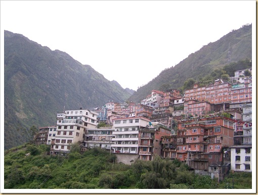 Tíbet, el pueblo de Zhangmu.