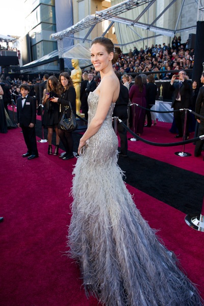 Hilary Swank arrives for the 83rd Annual Academy Awards® at the Kodak Theatre in Hollywood, CA February 27, 2011.