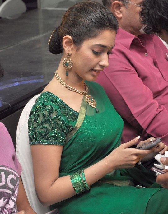 Tamanna Bhatia Looking Hot with Green Color