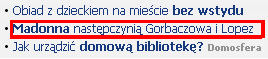 Gazeta Wyborcza, Adam Michnik, Gorbaczow, Madonna, Jennifer Lopez, 26 stycznia 2009, socjotechnika, propaganda