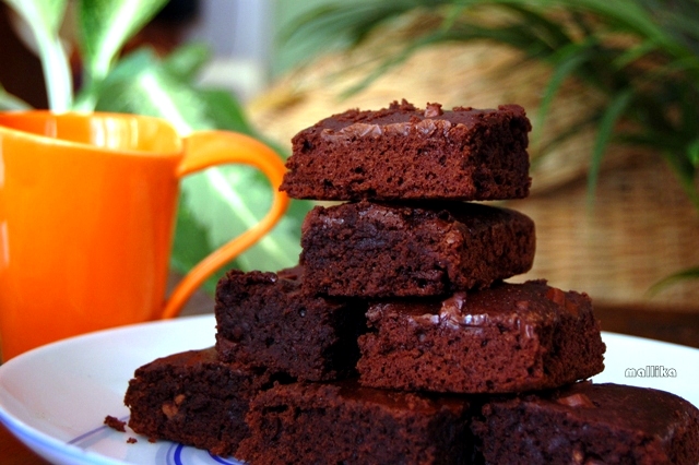 Best Cocoa Brownies | Veg Bowl