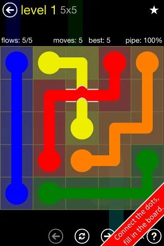 Flow Free: Bridges - screenshot