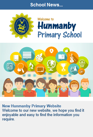 Hunmanby Primary web app